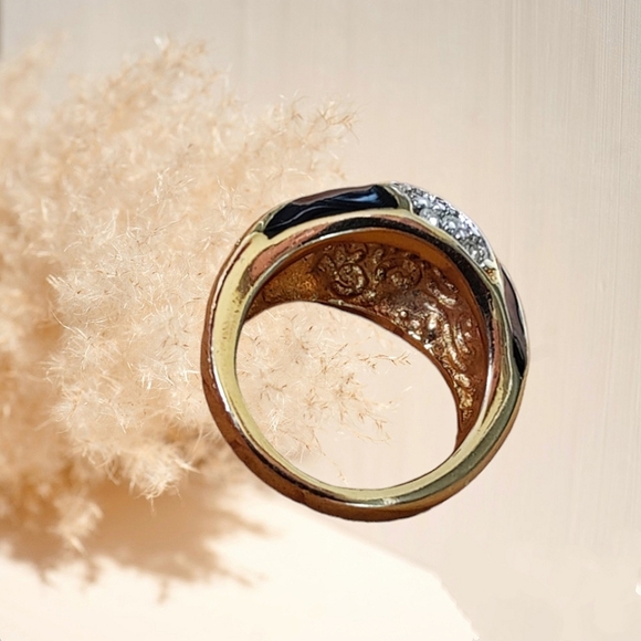 Vintage 18K Gold Electroplated Ring - Picture 3 of 12